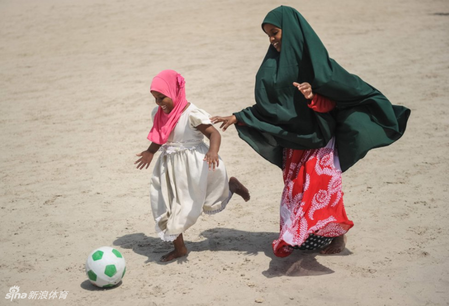 索马里的小姑娘