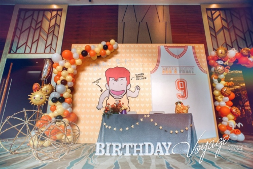 孙悦的爱子迎来一周岁生日，孙悦与陈露为儿子举行了篮球主题的生日会。