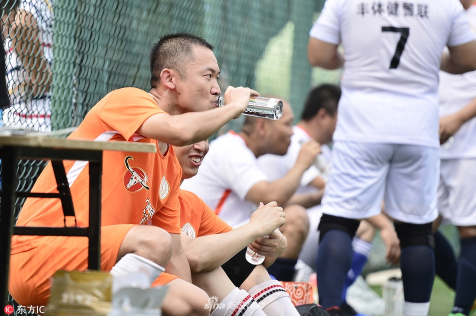 2018年8月5日，北京，2018北京人和球迷杯足球赛。