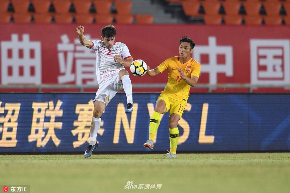 9月6日，2018年中国之队国际青年足球锦标赛曲靖站：中国男足U21 VS 塔吉克斯坦。