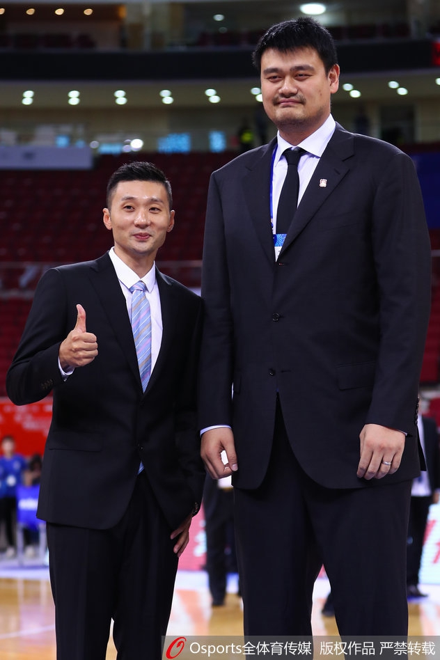 2018年9月17日，2019年篮球世界杯亚洲区预选赛：中国男篮蓝队vs约旦 姚明领衔08年男女篮国家队成员共忆“燃动十年”。