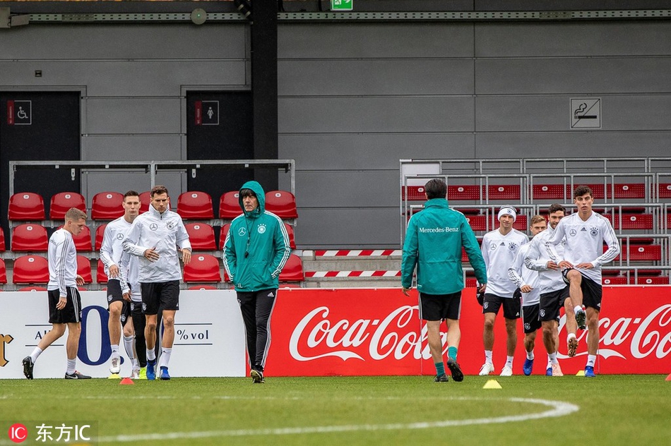 德国莱比锡，2018国际足球友谊赛前瞻，德国备战训练。