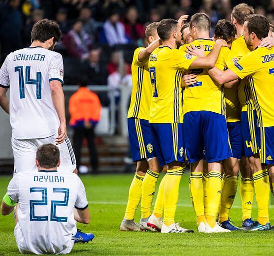 欧国联-瑞典2-0俄罗斯夺头名 苏格兰科索沃晋级_联赛