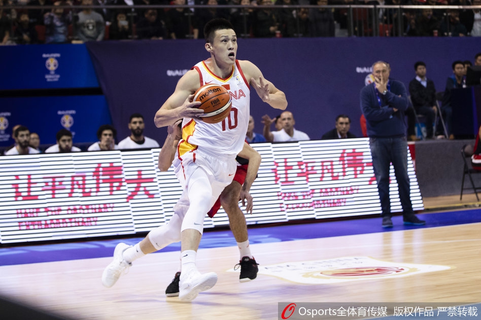2018年11月29日，2019年篮球世界杯预选赛：中国vs叙利亚。