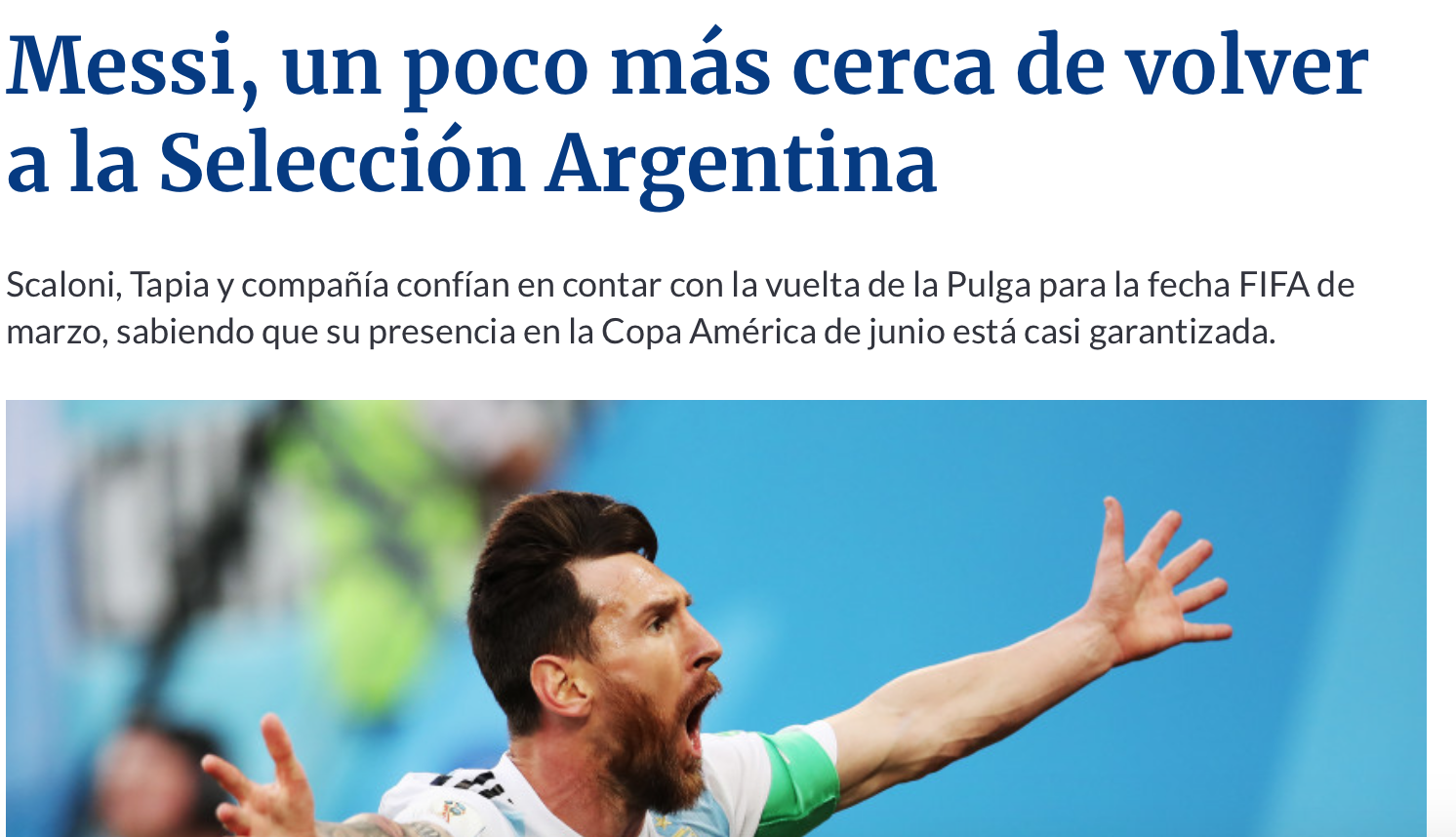 曝梅西重回国家队明年约战国足 率队再战世界杯_阿根廷国家队