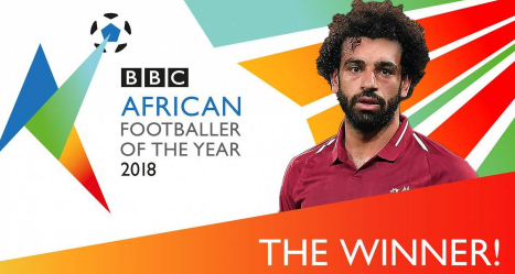 萨拉赫当选2018年BBC非洲最佳球员 KO马内凯塔_利物浦