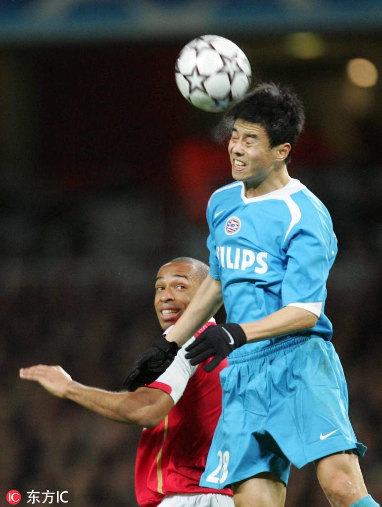孙祥：2006-2007赛季加盟荷兰埃因霍温并拿到荷甲冠军，并帮助球队在欧冠淘汰阿森纳