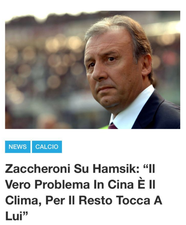 前国安主帅再炮轰中国足球 建议哈姆西克主动融入_扎切罗尼