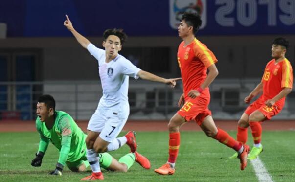 熊猫杯-U18国青0-3韩国3战皆负垫底 创历史最差_中国