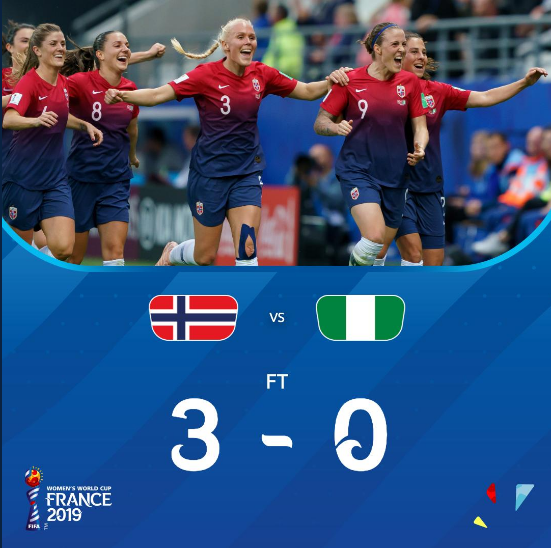 女足世界杯-本届首粒乌龙出现 挪威3-0尼日利亚_雷滕