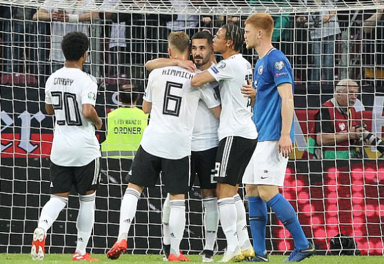 欧预赛-罗伊斯格纳布里双响 德国8-0狂胜爱沙尼亚_萨内
