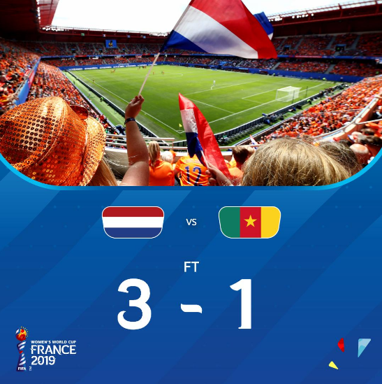 女足世界杯-女范佩西两球破纪录 荷兰加拿大晋级