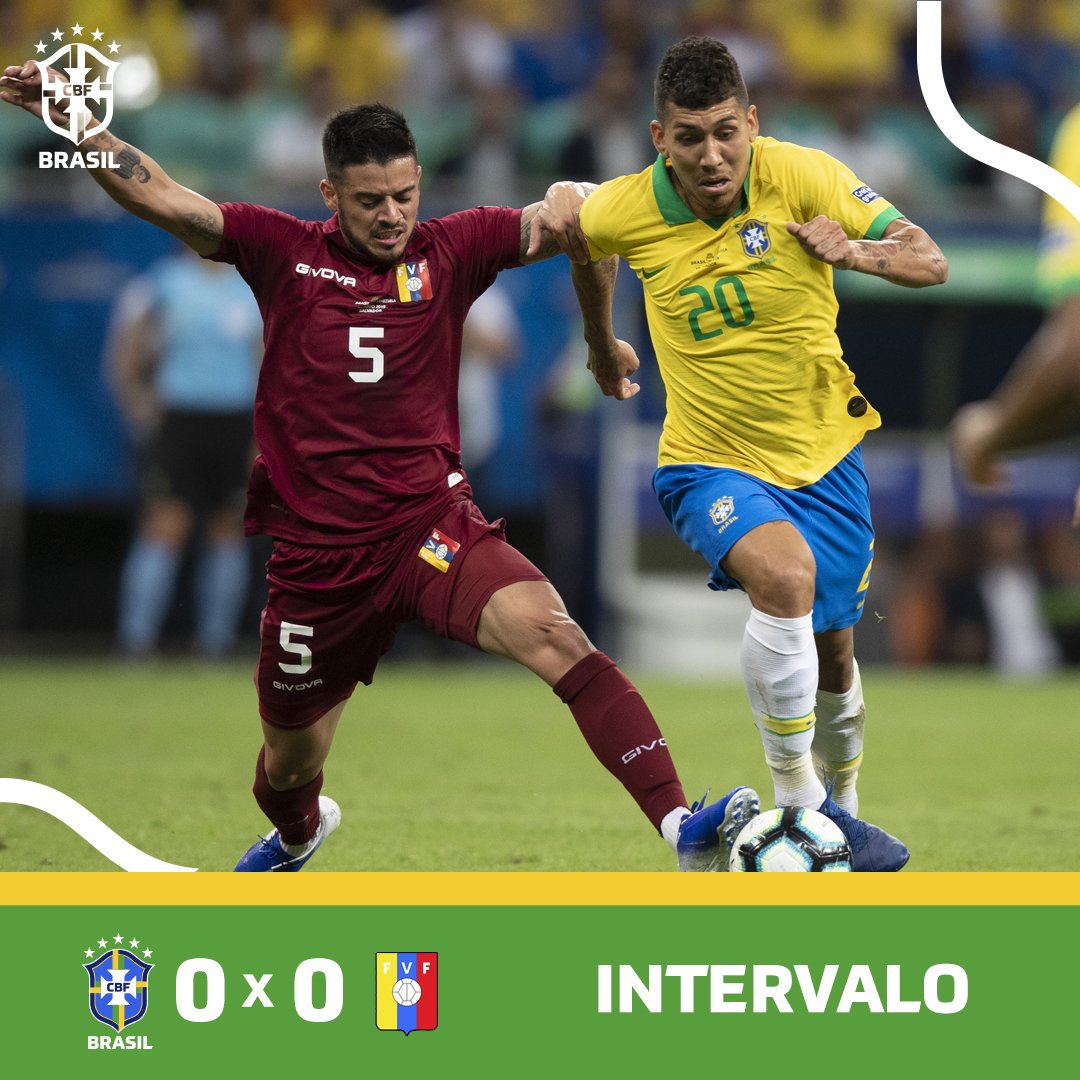 美洲杯-菲尔米诺进球被吹 半场巴西0-0委内瑞拉_阿尔维斯
