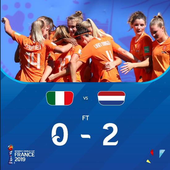 女足世界杯-阿森纳球星破门 荷兰2-0意大利首进4强_斯皮采
