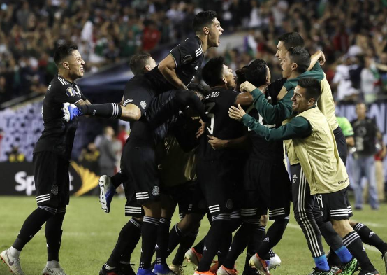 金杯赛-多斯桑托斯破门 墨西哥1-0美国夺八冠王_禁区