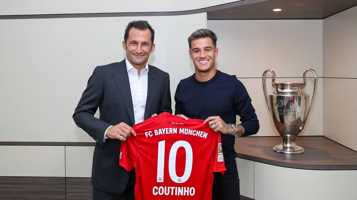 官方：拜仁宣布正式签下库蒂尼奥 将身披10号战袍_欧洲