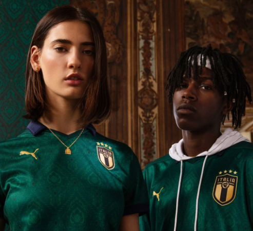 文艺范儿！意大利发布纪念款球衣 绿色战袍来袭_意大利国家队
