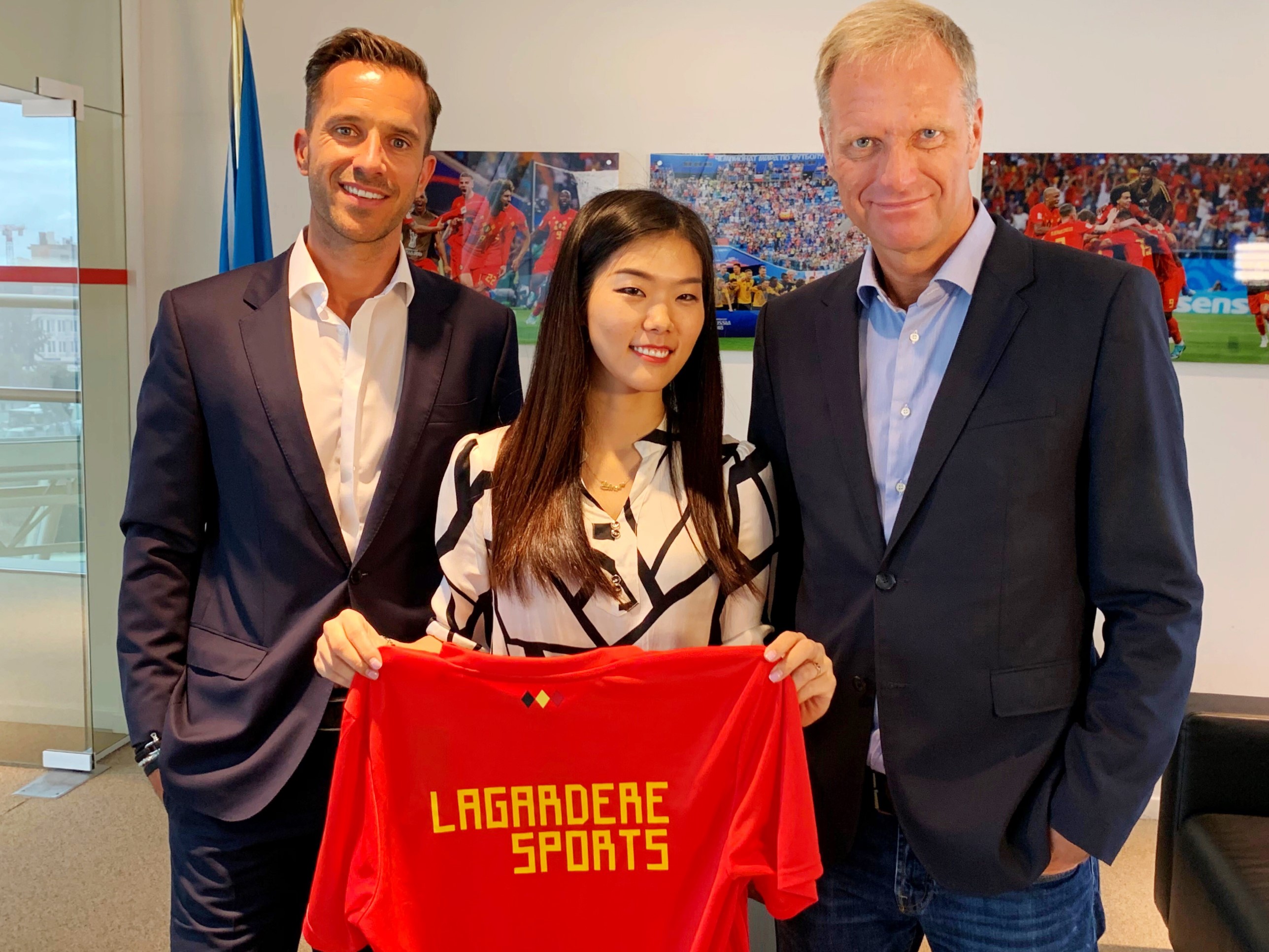 拉加代尔体育成比利时足协中国市场独家合作伙伴_足球