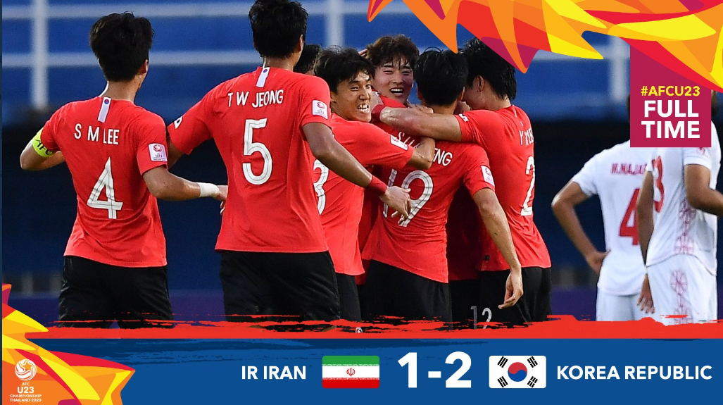 U23亚洲杯-李东俊连场破门 韩国2-1伊朗提前出线_伊朗队