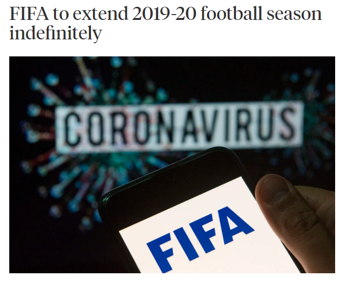 曝FIFA将无限期延长本赛季 夏窗转会时间将更改_国际足联