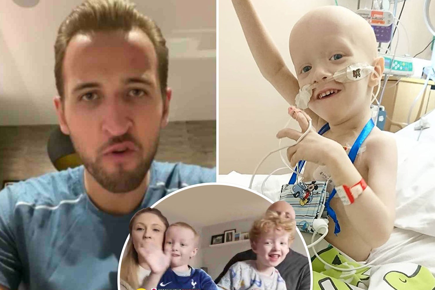 4岁抗癌男孩不幸同时感染新冠 凯恩拍视频送祝福_威尔克斯