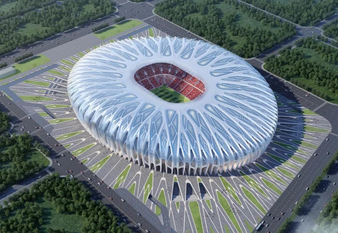 恒大宣布计划另建两座8万人专业足球场 公布六种方案_设计