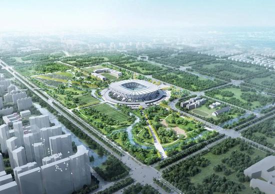 2023亚洲杯昆山专业球场设计方案出炉 “折扇”为核心理念_功能