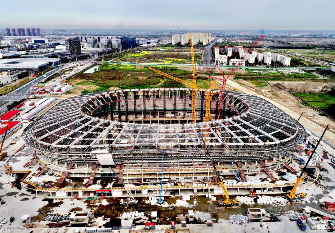 上港新主场9月底基本建成 俱乐部定于2021年入驻_浦东