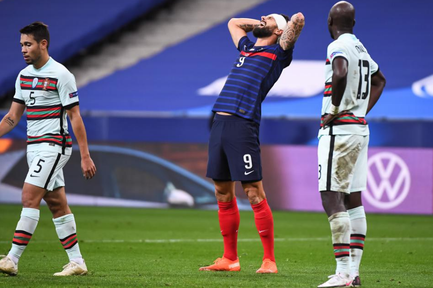 欧洲杯决赛重演葡萄牙再阻法国 德尚失复仇良机_比赛