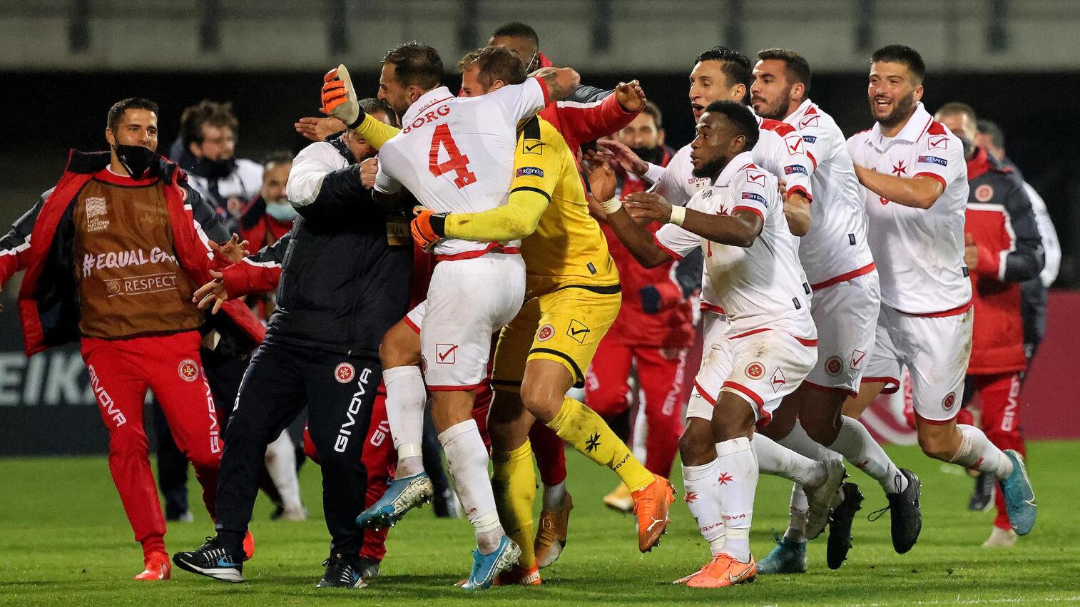 欧国联-马耳他96分钟压哨绝杀 卢森堡2-1逆转黑山_破门