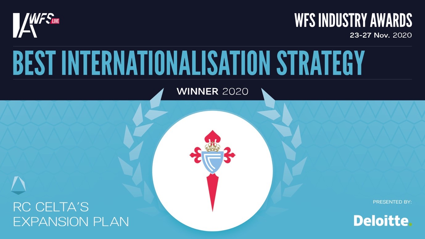 塞尔塔荣获2020世界足球峰会最佳国际化战略奖_皇家