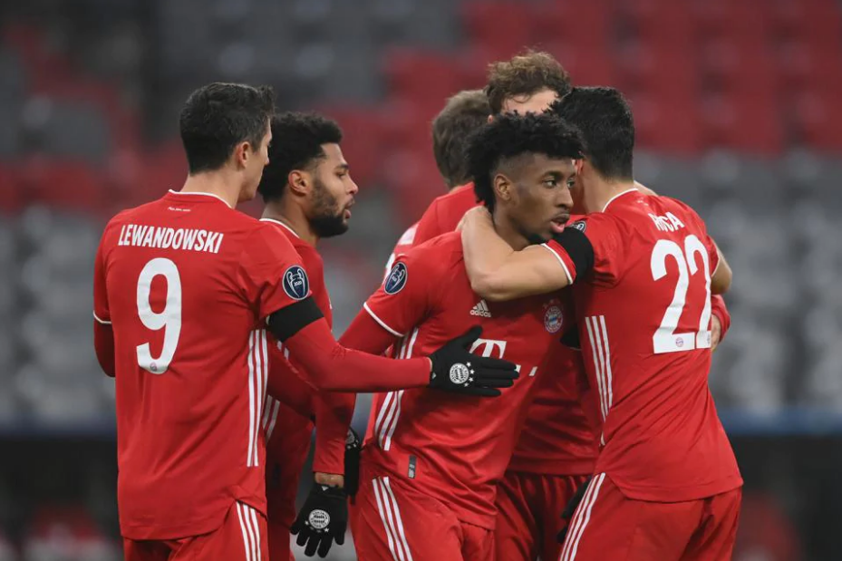 欧冠-莱万破门罗卡染红 拜仁3-1锁小组头名晋级_萨尔茨堡