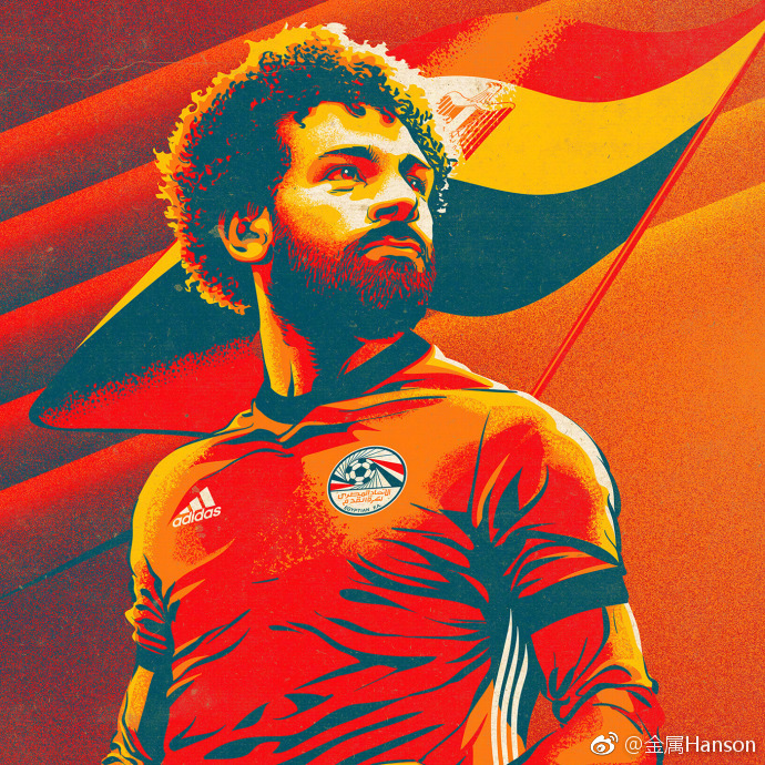 近日，巴西设计师 “Cristiano Siqueira” 根据老苏联宣传海报风格创作了一组足球明星海报，浓浓的复古感和热烈的配色很带感。
